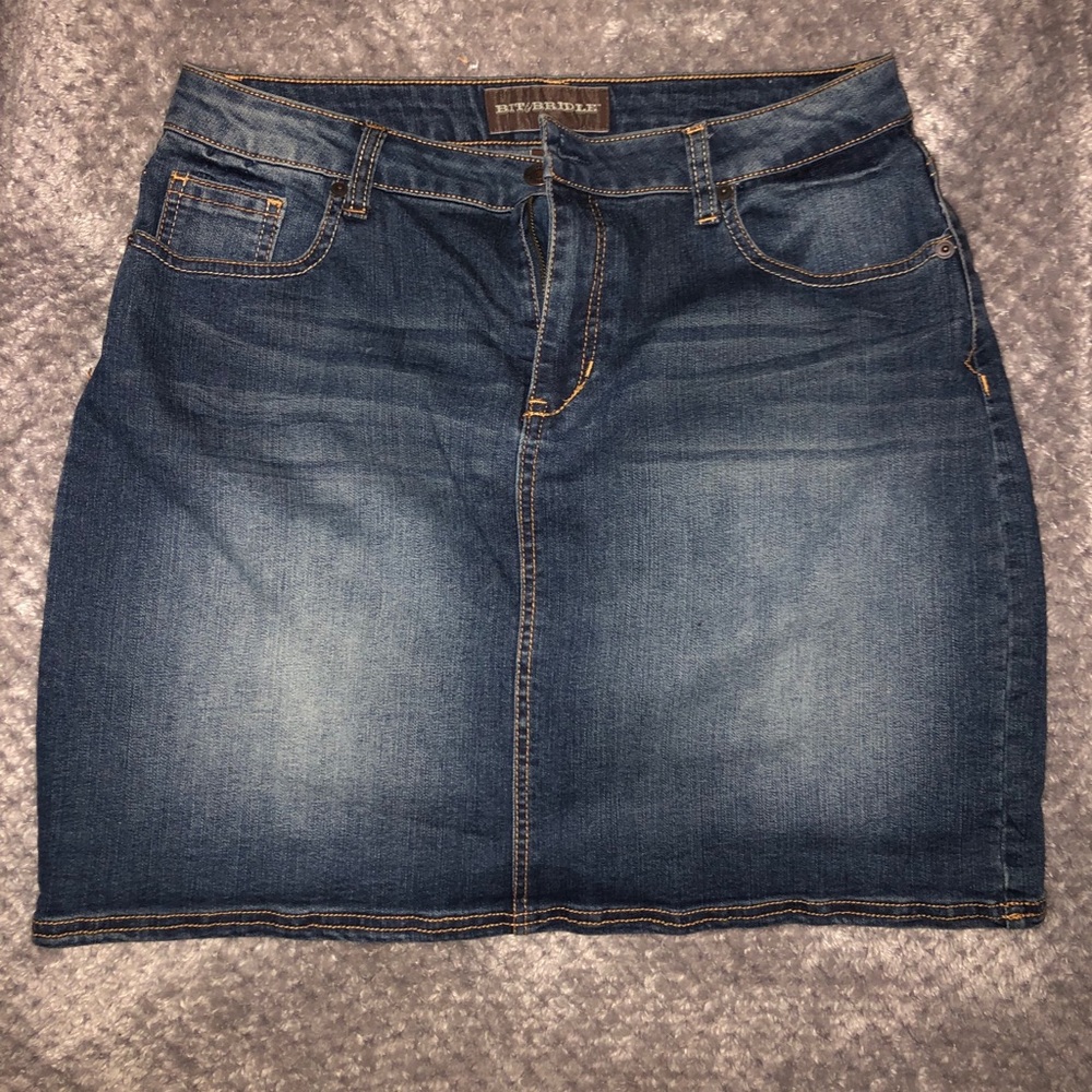Bit & Bridle Jean Skirt Size 12